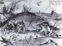 Сатирическая гравюра «Большие рыбы пожирают малых»